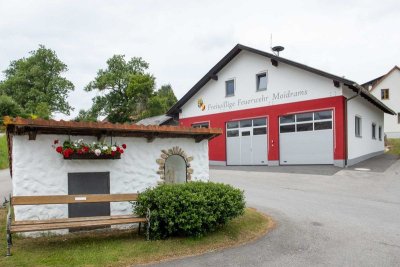Das neu gestaltete und umgebaute Feuerwehrhaus im Jahr 2023