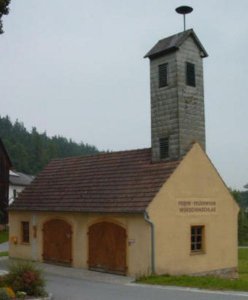 Das Feuerwehrhaus des abgesetzten Zuges in Werschenschlag (ehem. FF Werschenschlag)